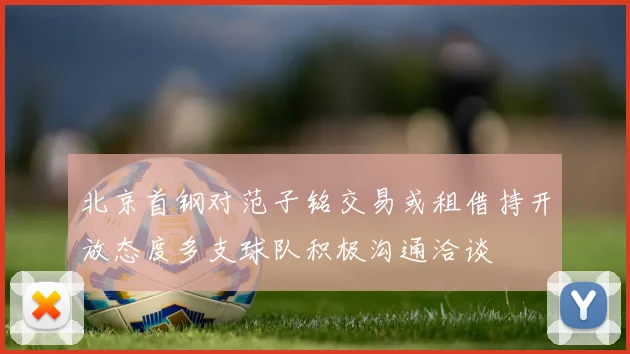 北京首钢对范子铭交易或租借持开放态度多支球队积极沟通洽谈